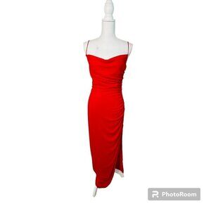 NWT 90's Y2k David Meister Ruched Layered Formal Long Dress 12